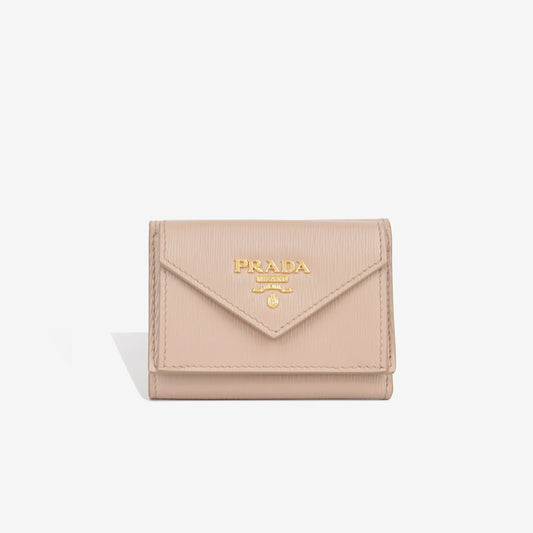 Small Square Saffiano Wallet