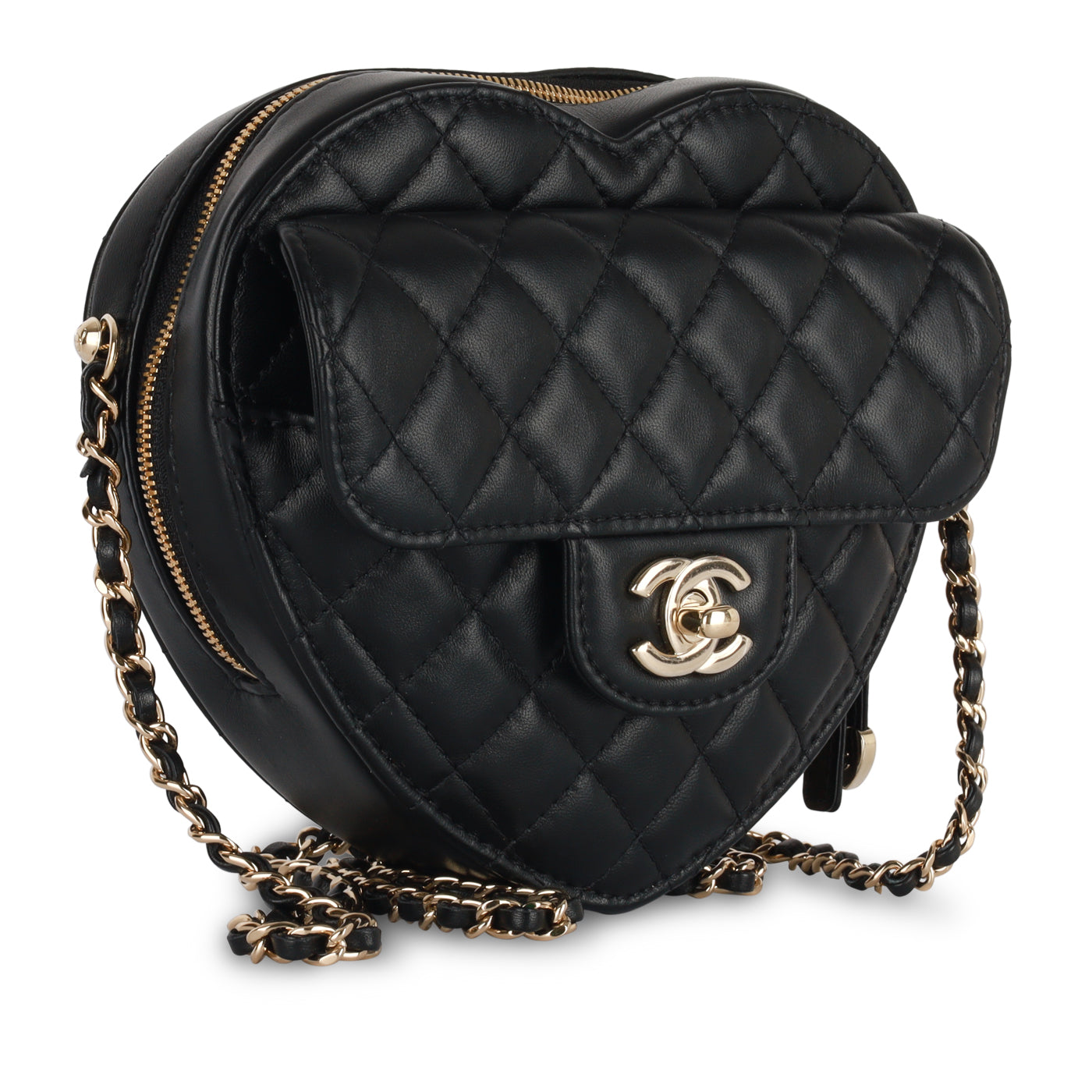 Large Heart Bag - Black