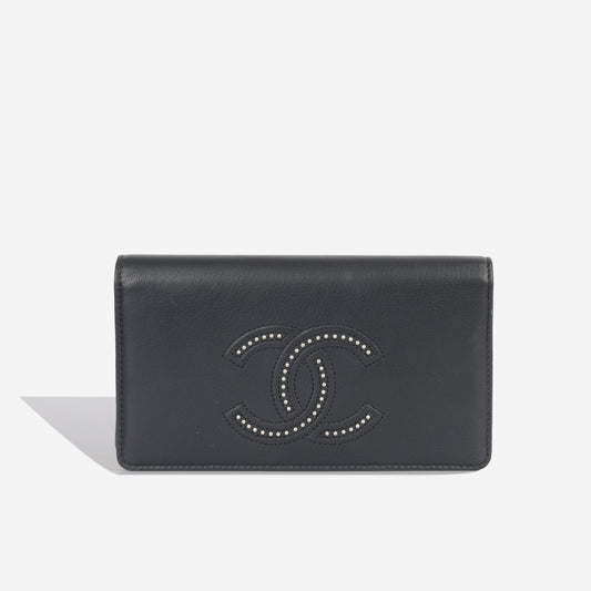 CC Studded Wallet - Black