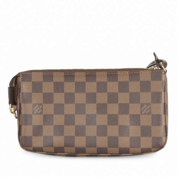 LOUIS VUITTON Damier Ebene Bucket Pochette Accessories 1302304