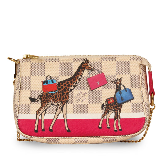 Mini Pochette Accessoires - Damier Azur