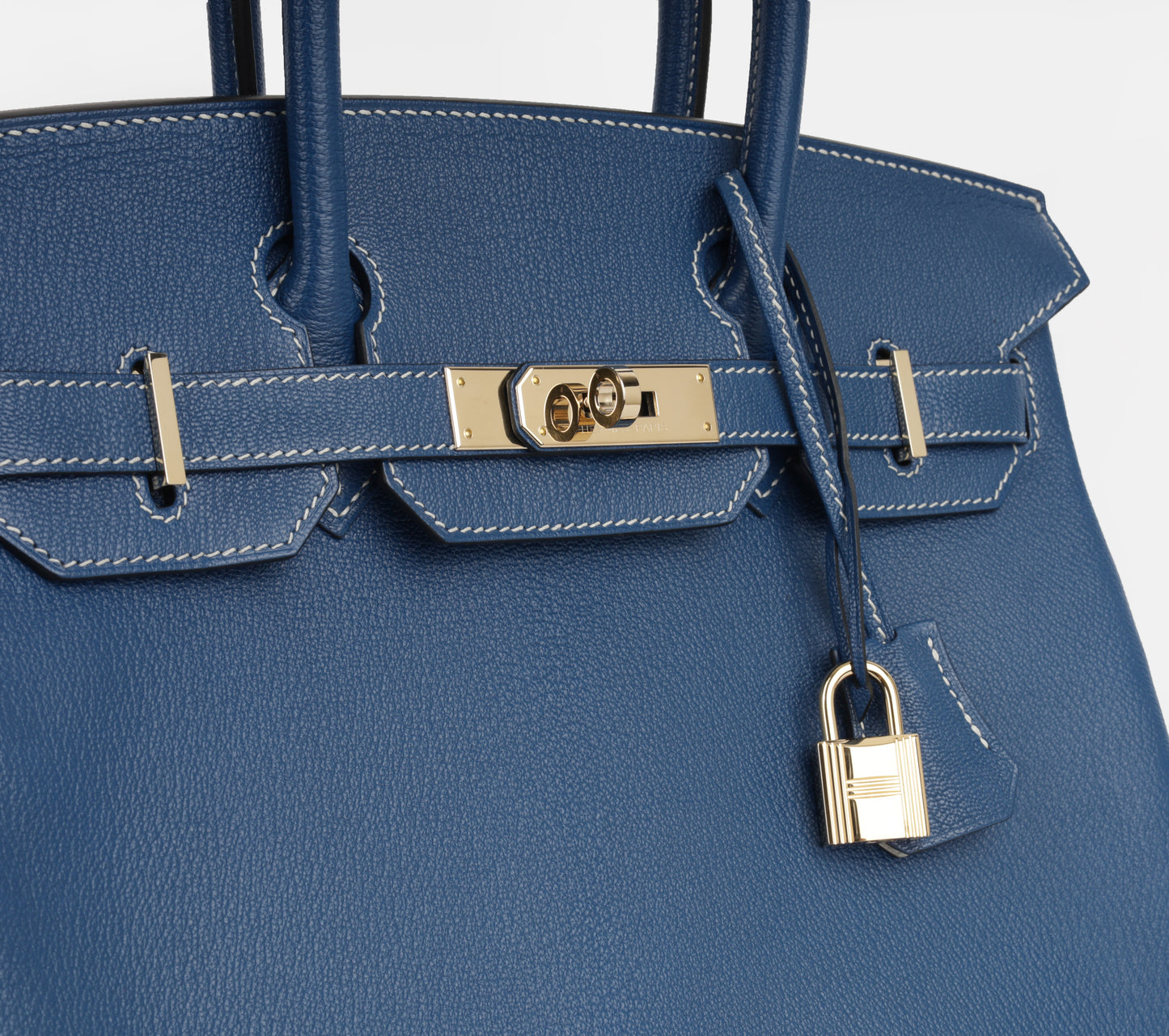 HSS Birkin 30 - Bleu Saphir / Gris Perle