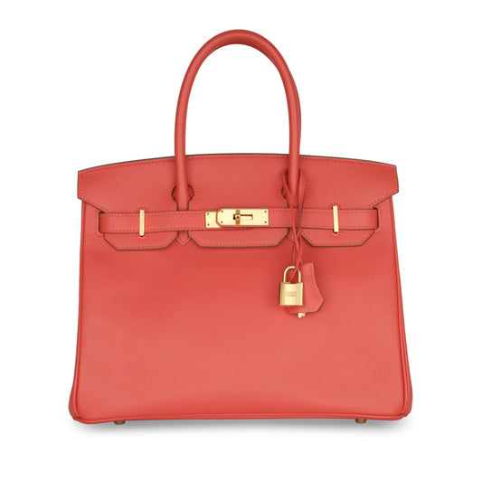 Birkin 30 - Rose Jaipur Epsom