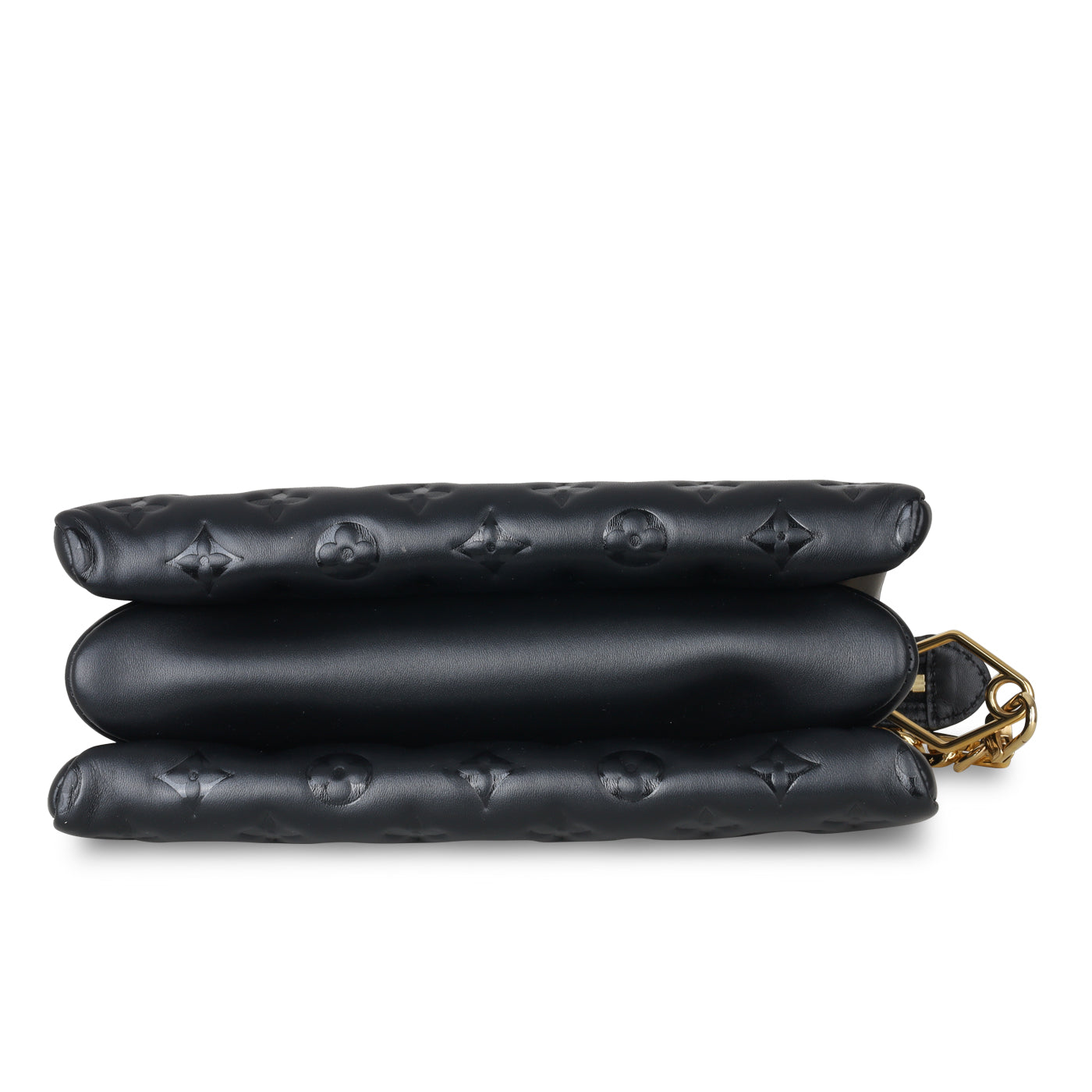 Louis Vuitton Coussin Bag Monogram Beaded Satin BB Black 2181752