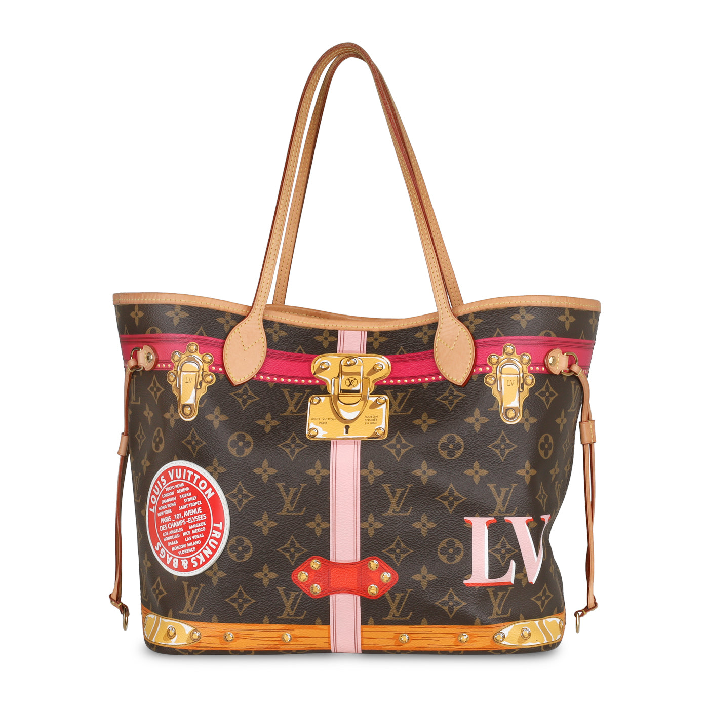 Louis Vuitton Monogram Summer Trunks Neo Neverfull MM w/ Pouch - Brown  Totes, Handbags - LOU750404