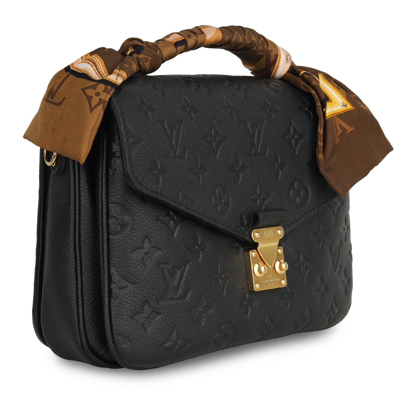 Louis+Vuitton+Pochette+M%C3%A9tis+Crossbody+Black+Leather for sale