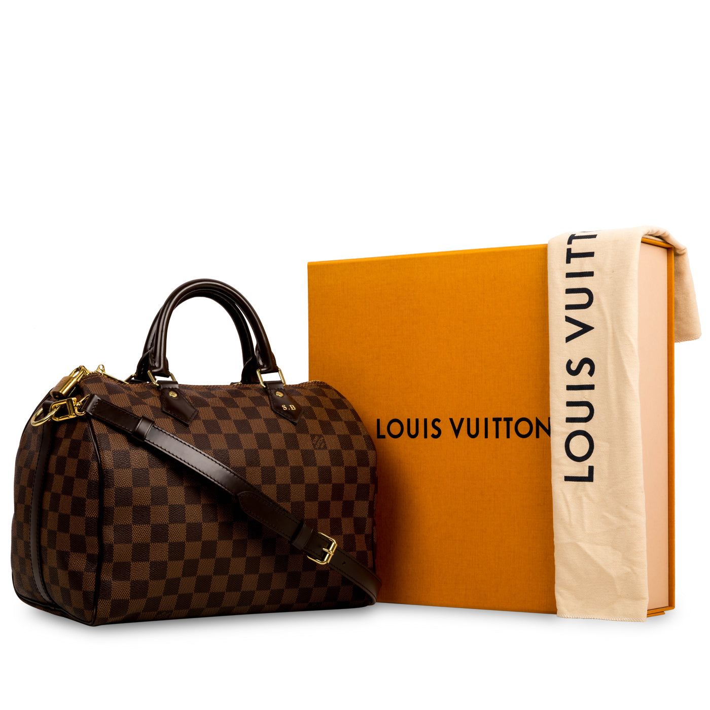 Louis Vuitton Damier Ebene Speedy 30 Bandouliere - A World Of
