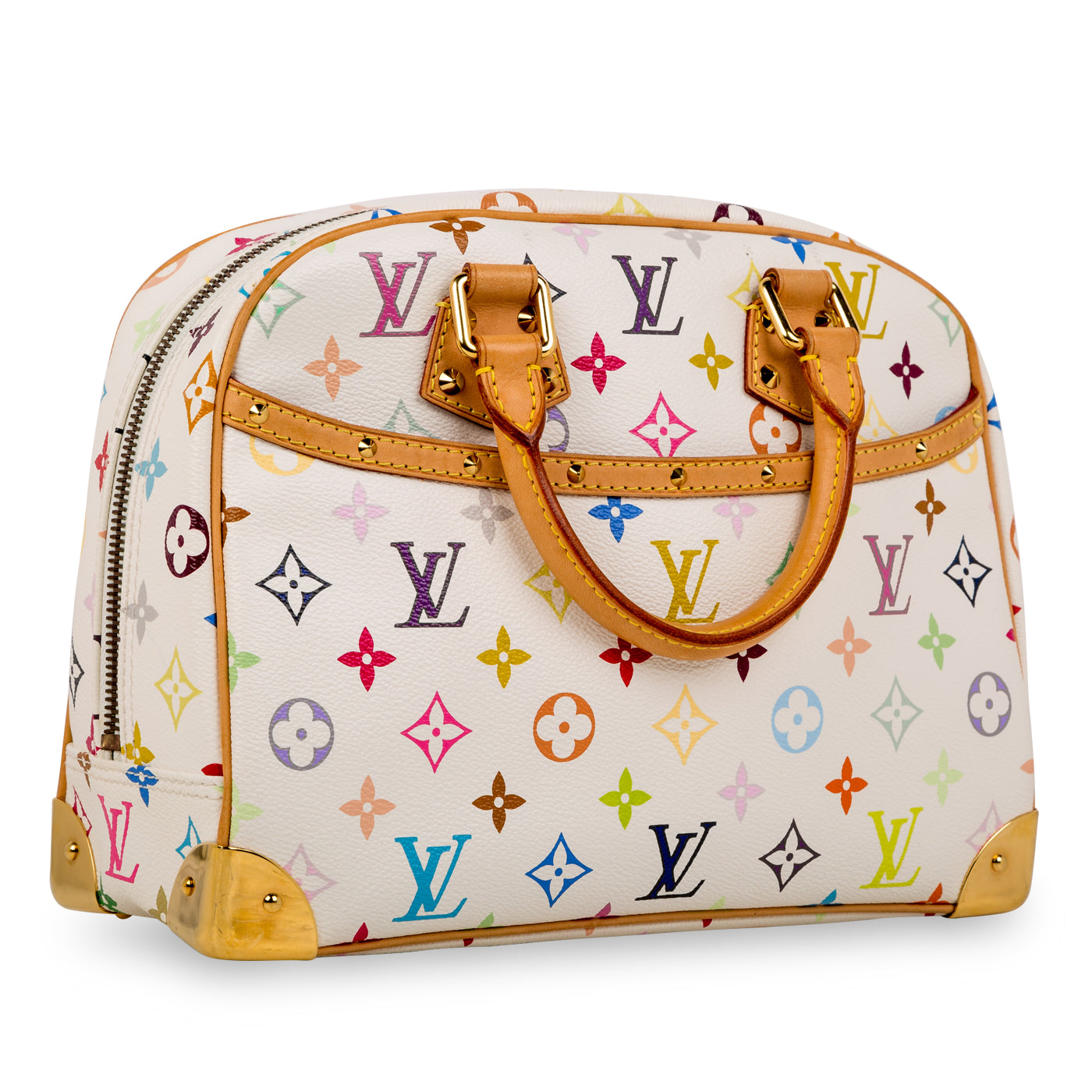Louis Vuitton x Takashi Murakami Trouville Monogram Multicolore ○ Labellov  ○ Buy and Sell Authentic Luxury