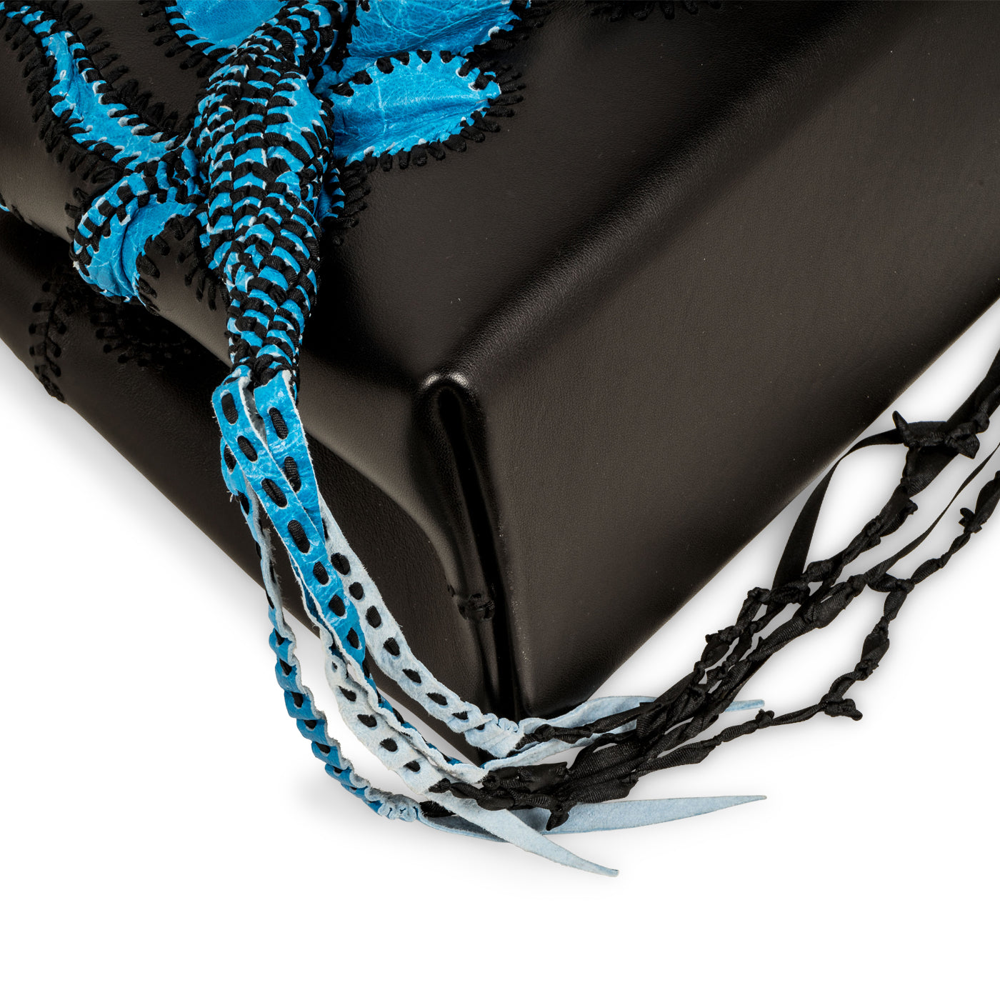 Louis Vuitton ArtyCapucines Nicholas Hlobo PM Black/Blue in  Calfskin/Lambskin Leather with Silver-tone - US