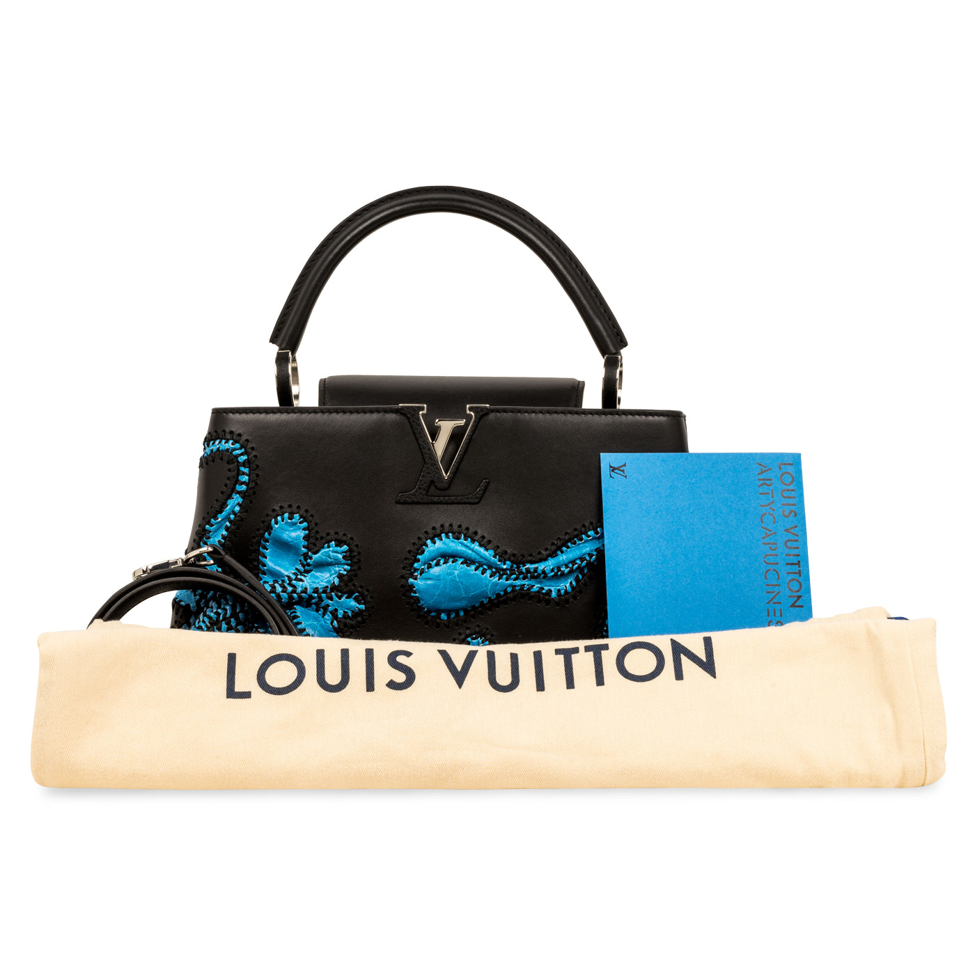 Louis Vuitton ArtyCapucines Nicholas Hlobo PM Black/Blue