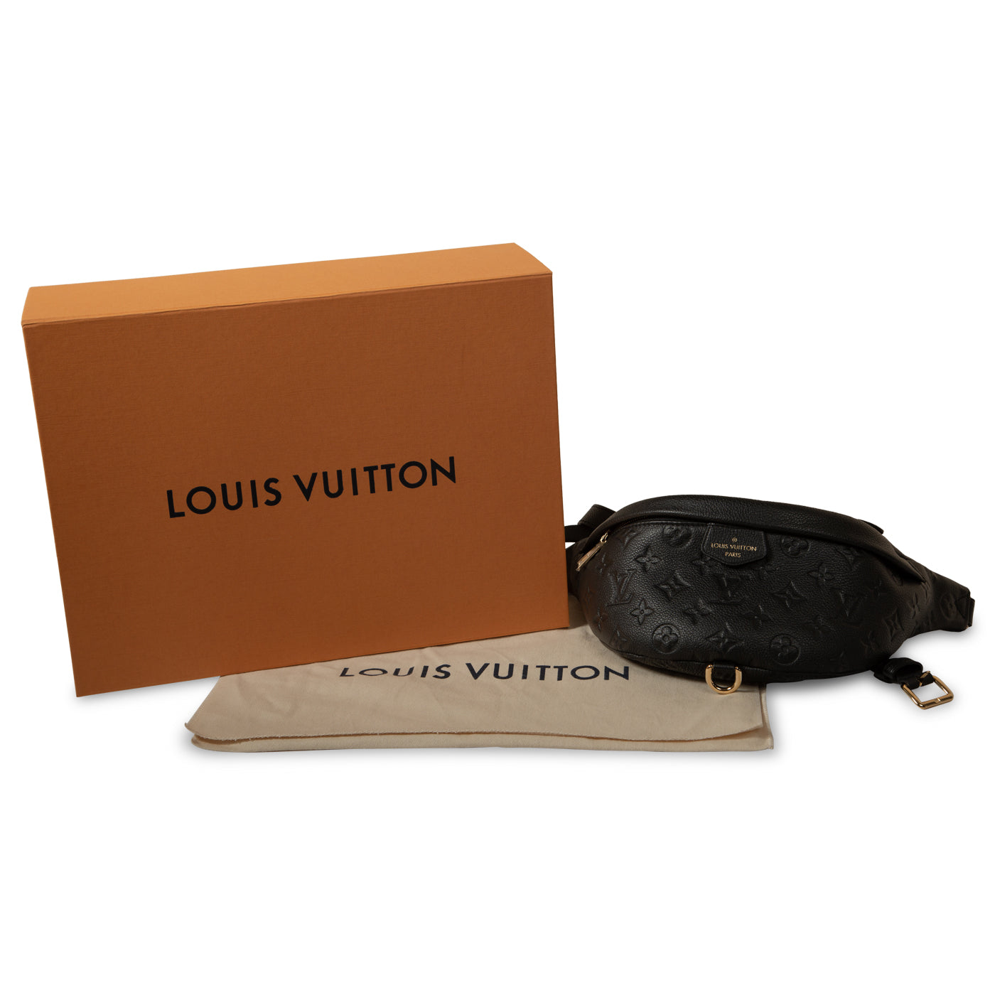 LOUIS VUITTON Monogram Empreinte Bum Bag Noir
