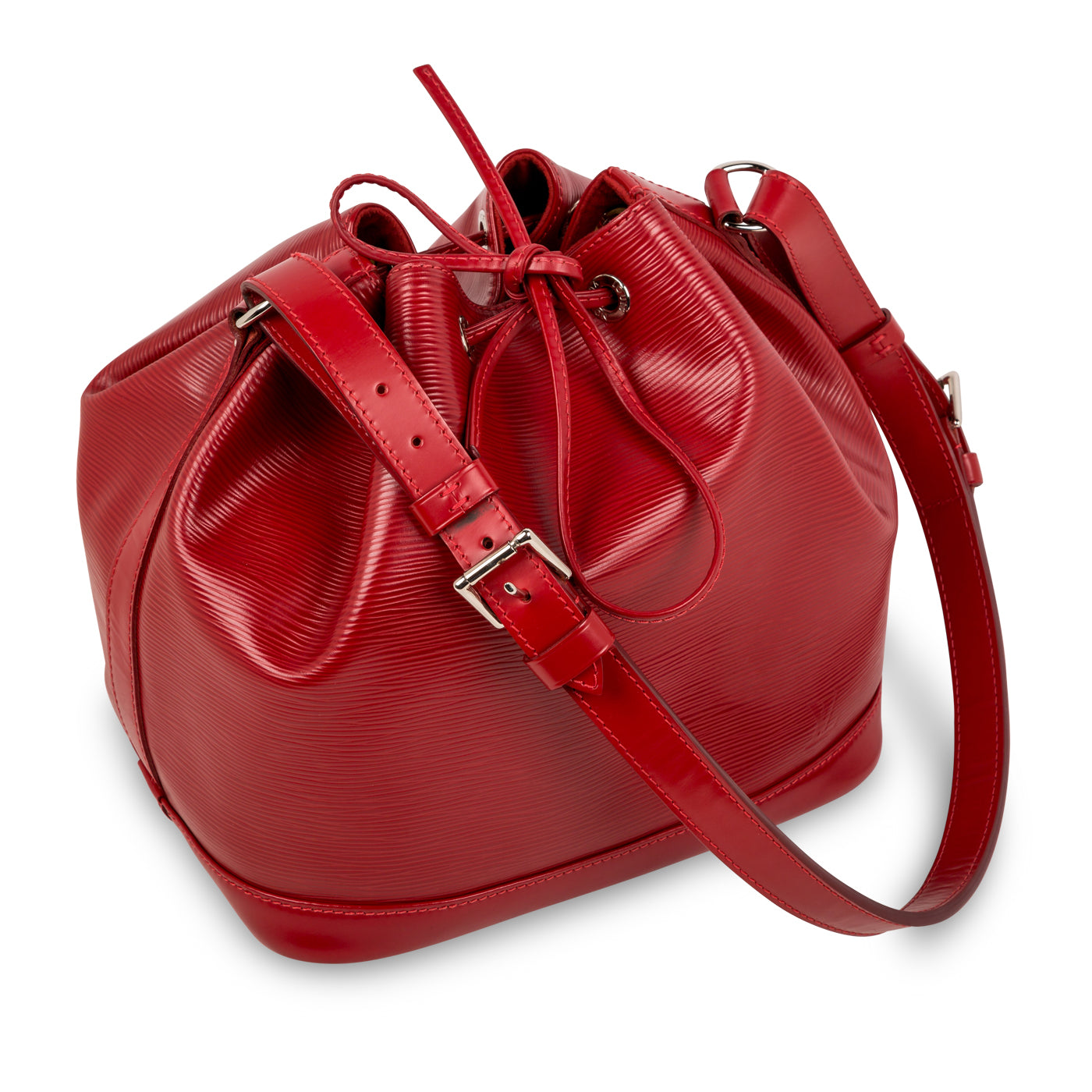 Louis Vuitton - Noe Bucket Bag - Red Epi - SHW - Pre Loved