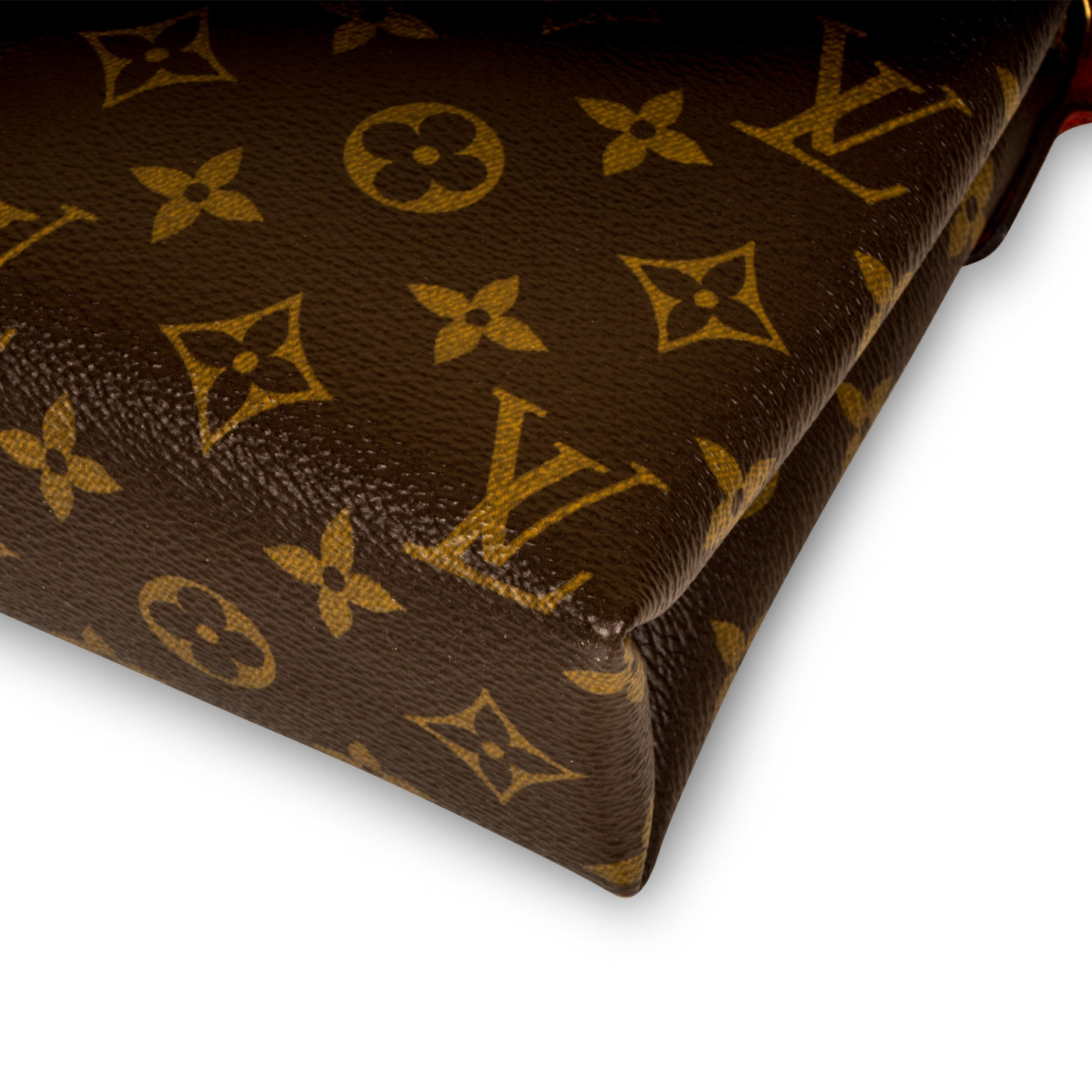 LOUIS VUITTON Pallas Monogram Canvas Wallet Brown