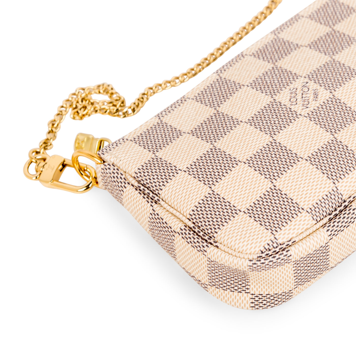 Mini Pochette Accessoires - Damier Azur