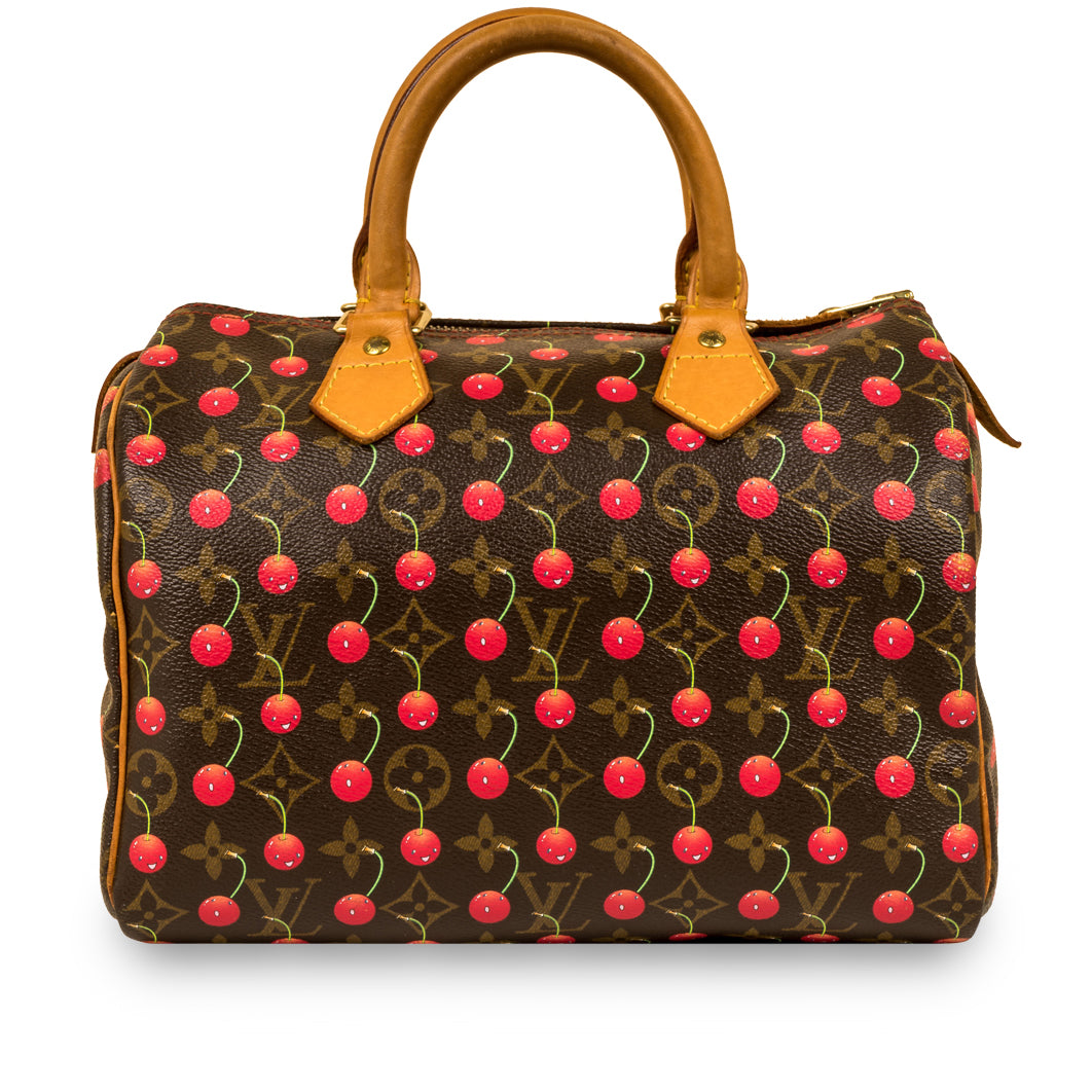 Louis Vuitton, Bags, Louis Vuitton X Murakami Monogram Cerises Cherry  Speedy 25