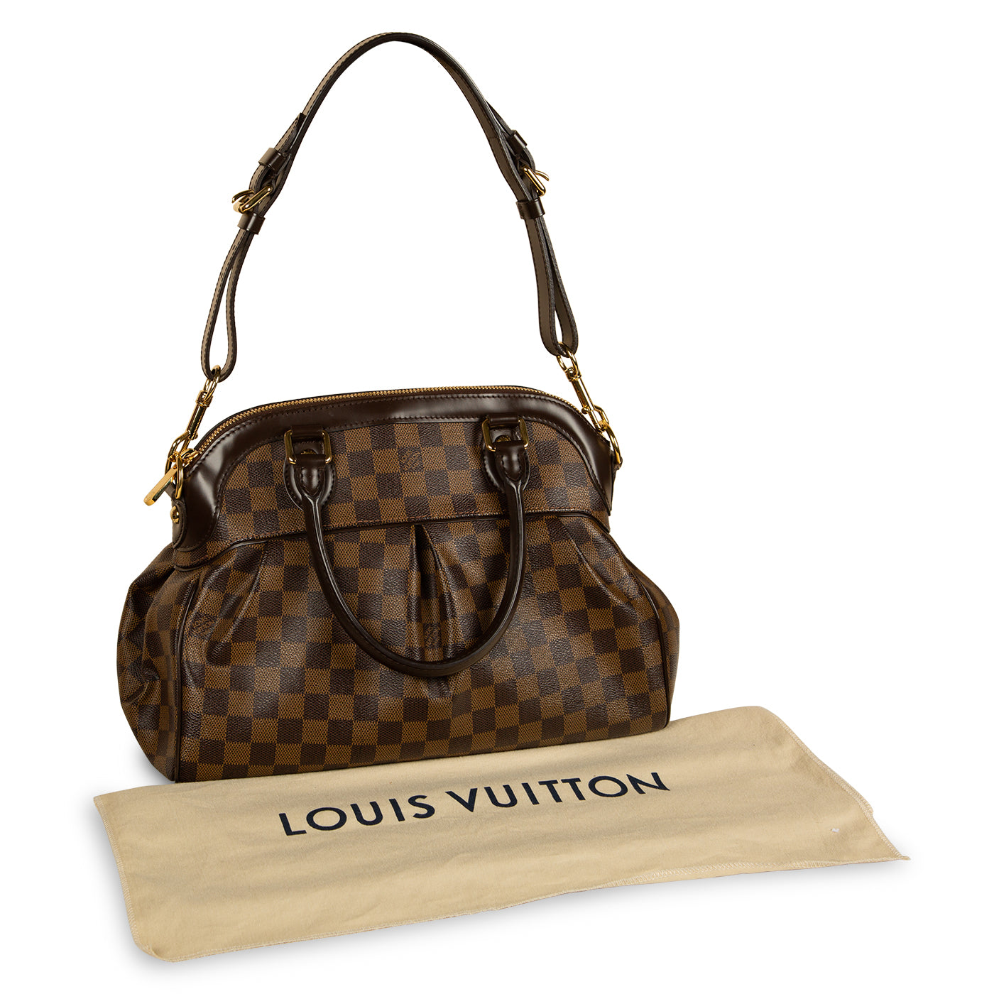 Gorgeous 100% Authentic Louis vuitton Damier Trevi GM Handbag
