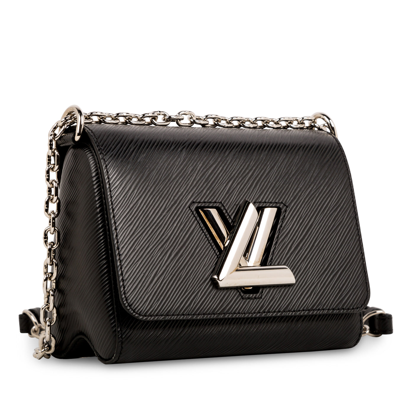 Louis Vuitton V Twist PM, Black, One Size