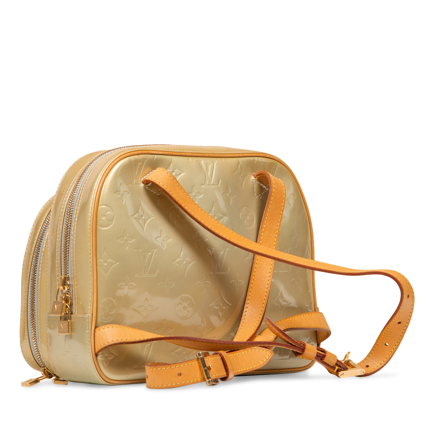 Murray patent leather backpack Louis Vuitton Gold in Patent leather -  16897973