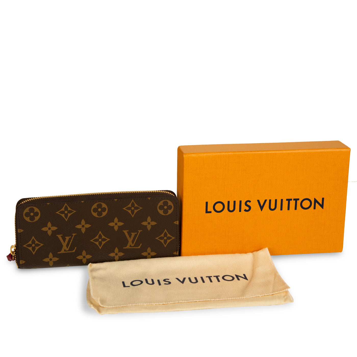Louis Vuitton Monogram Canvas Clemence Flower Continental Wallet