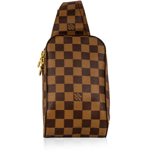 Géronimos - Damier Ebene - Brown Bum Bag