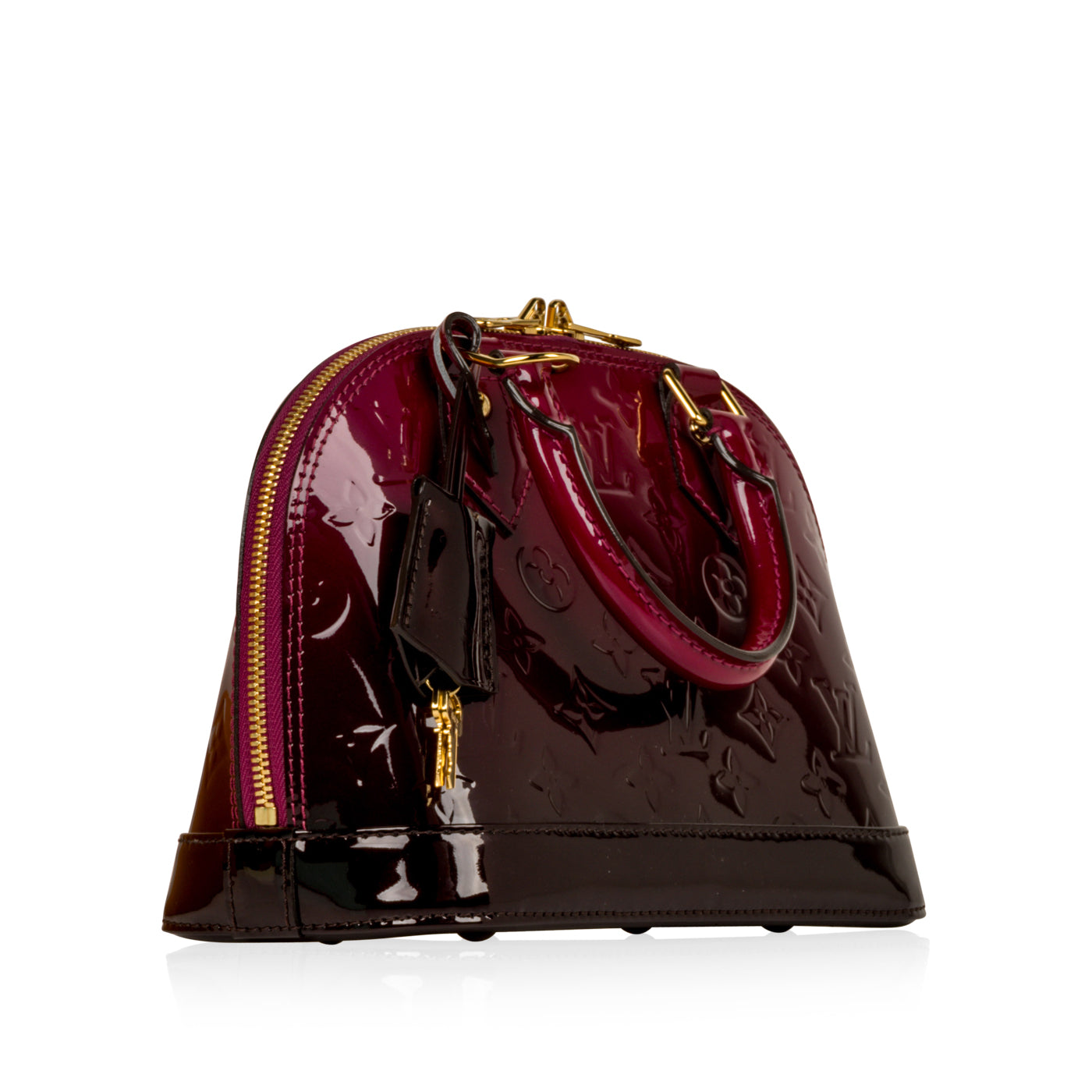 Louis Vuitton Mini Alma Patent Leather Bag - CharityStars