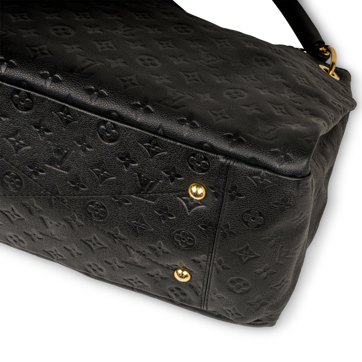 Louis Vuitton Artsy MM in Black Monogram Empreinte Leather — ShopThing