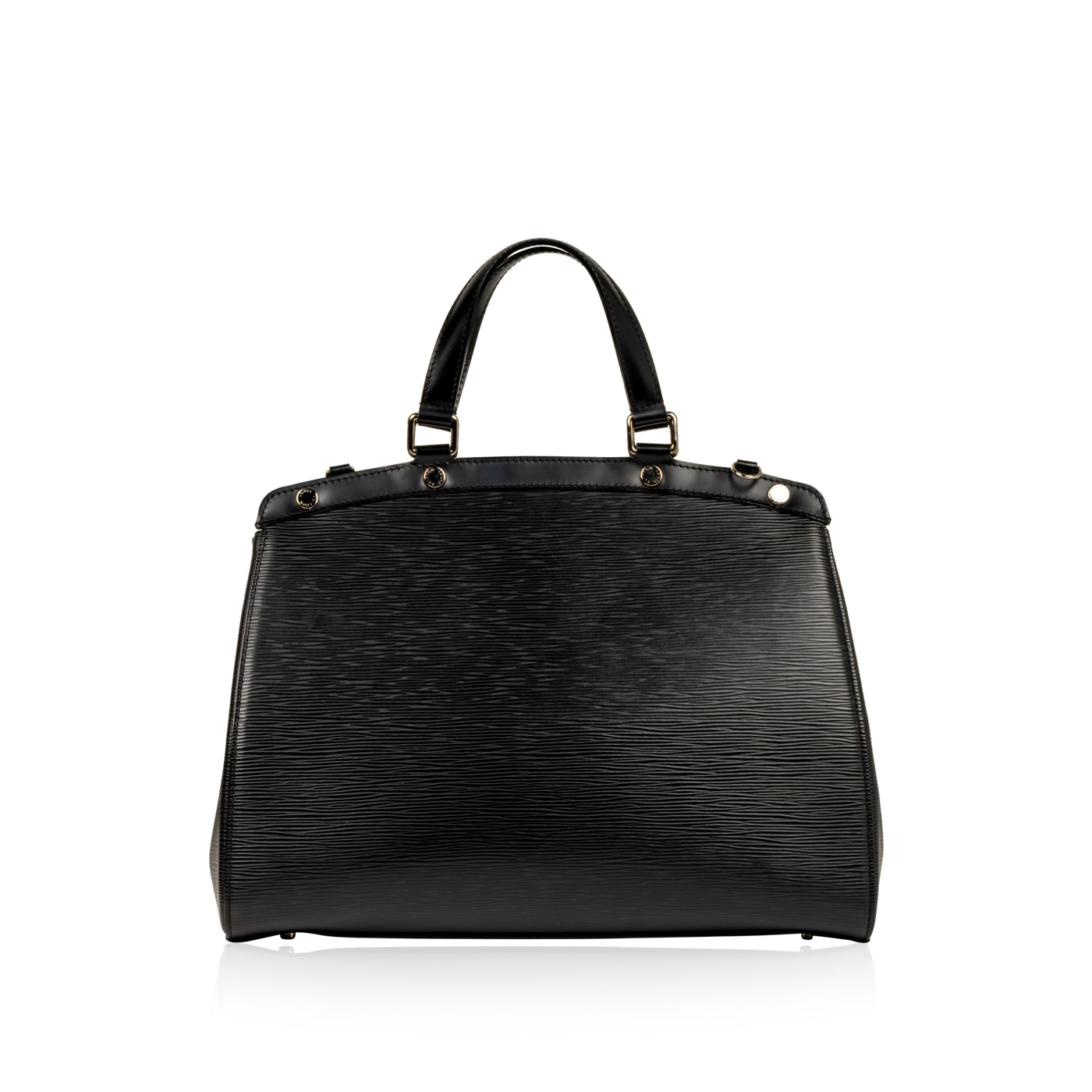 Louis Vuitton Black Noir Epi Leather Alma GM bag Louis Vuitton