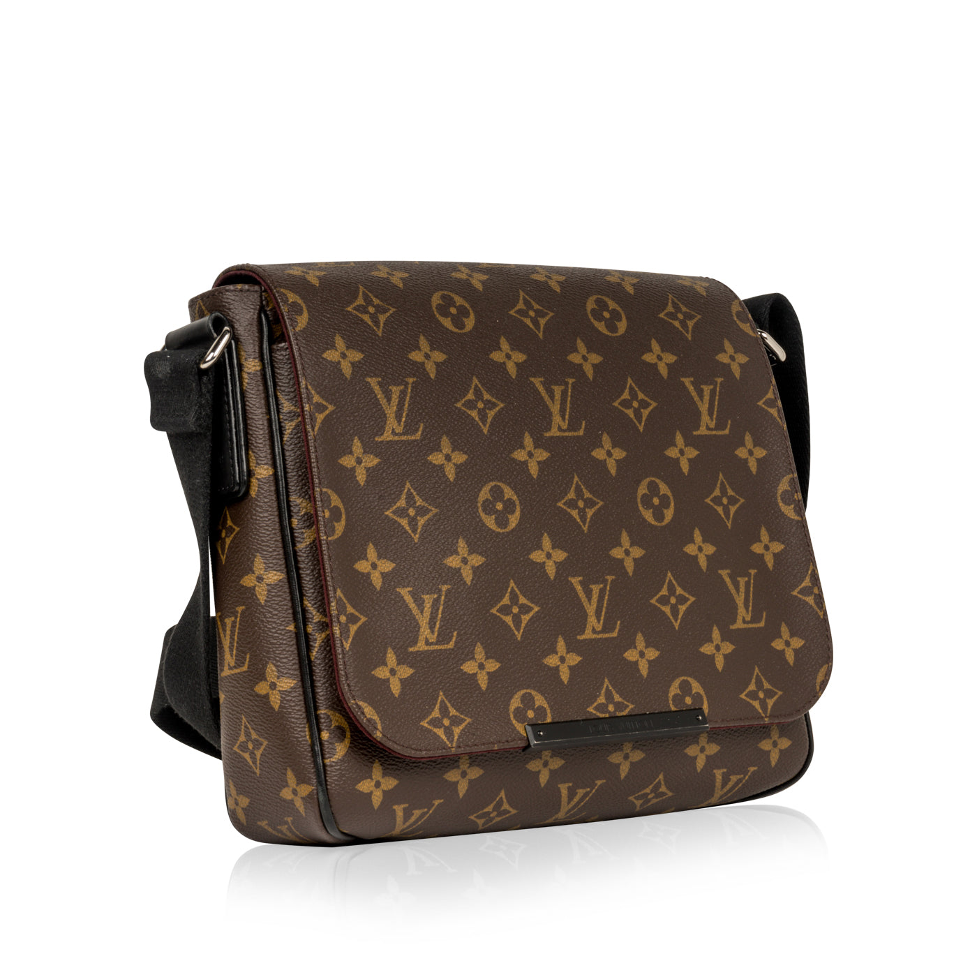 Louis Vuitton, Bags, Louis Vuitton Brown Monogram Logo District Pm  Messenger Crossbody Bag