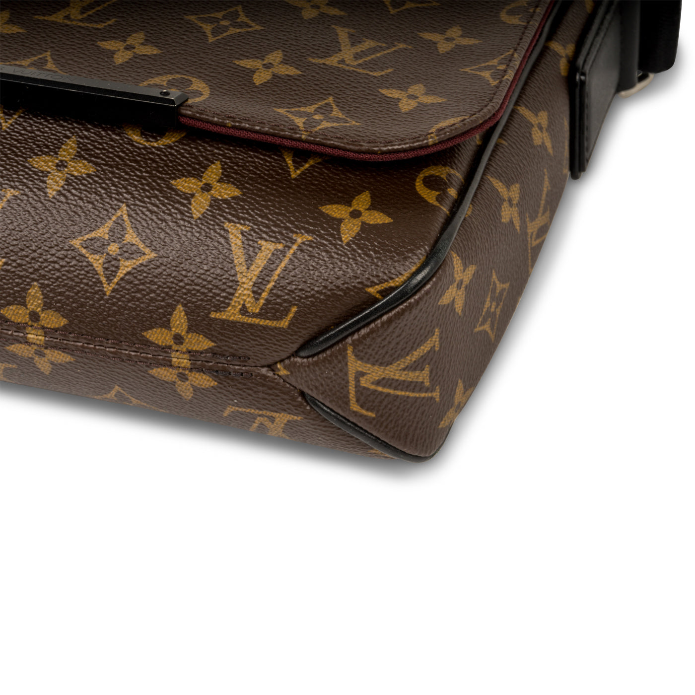 Louis Vuitton 2015 Pre-owned Monogram Macassar District PM Shoulder Bag - Brown