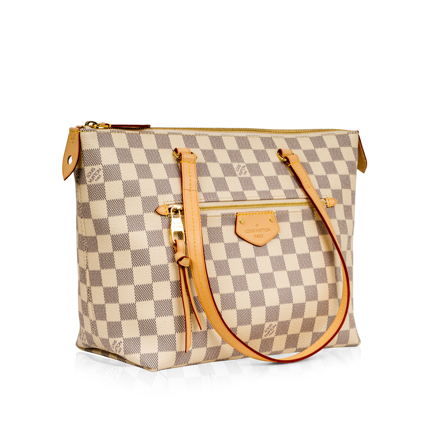 Louis Vuitton Damier Azur Iena MM - Brown Shoulder Bags, Handbags