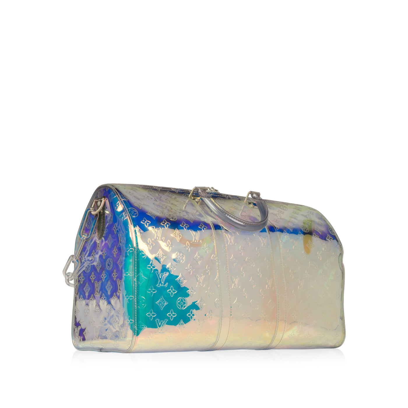 Louis Vuitton Virgil Abloh Monogram Iridescent Prism Keepall