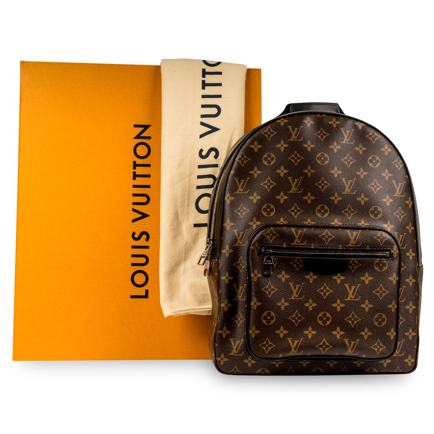 Louis Vuitton Josh Backpack Macassar Monogram Canvas Brown 2162719