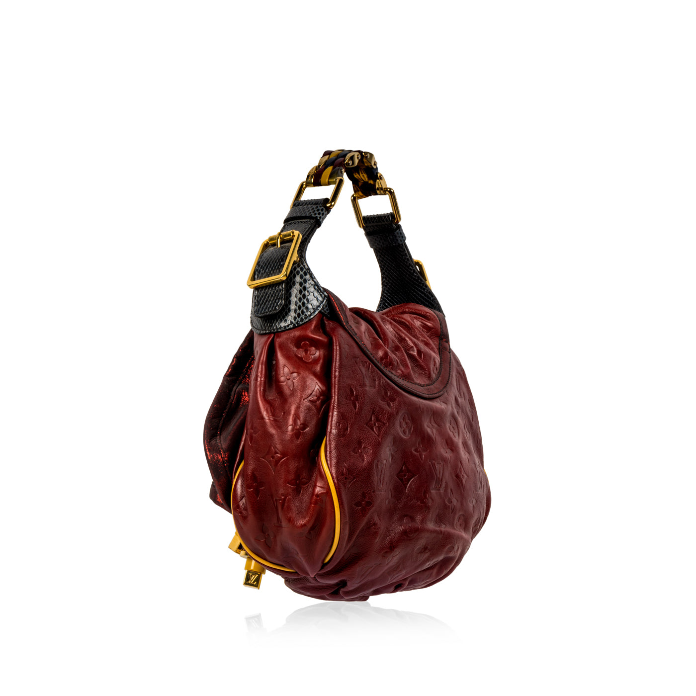 2009 Louis Vuitton Yellow Monogram Kalahari Epices Pm Limited Edition Bag