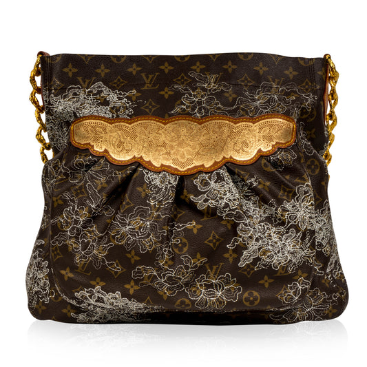 Large Shoulder Bag - Monogram Dentelle