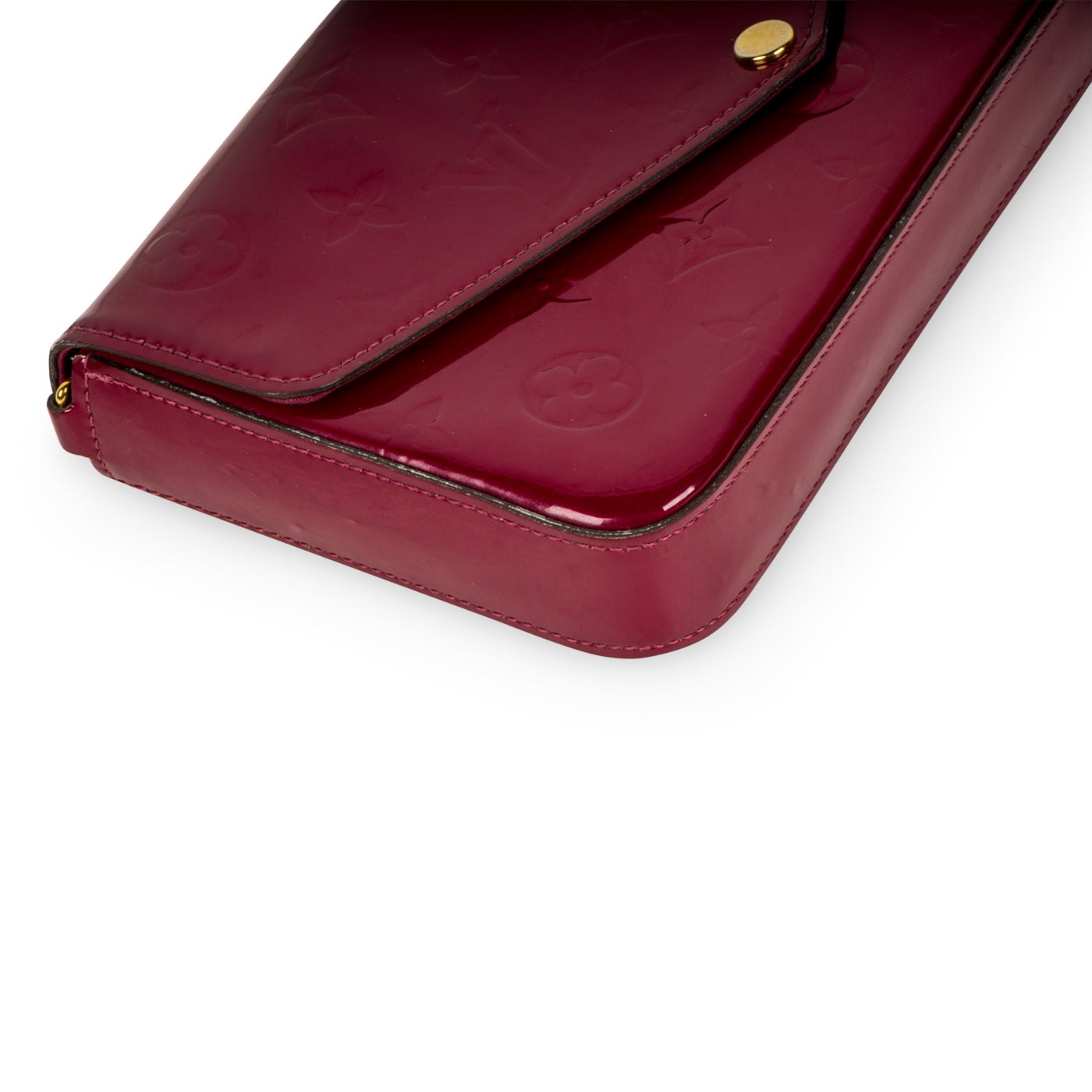 Pochette Felicie - Amarante - Vernis