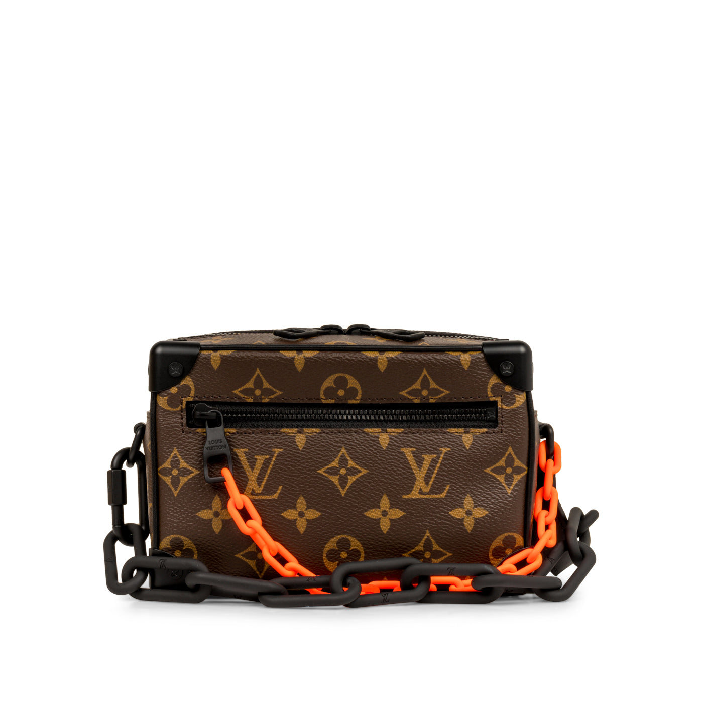 Twist belt wallet on chain leather crossbody bag Louis Vuitton Orange in  Leather - 28053794