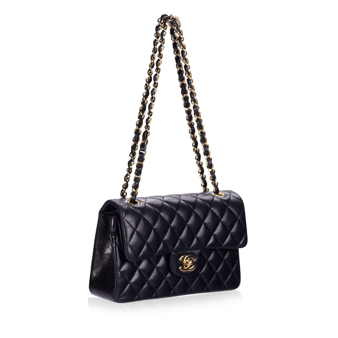 Chanel Small Classic Flap Bag Lambskin Leather – Bagista