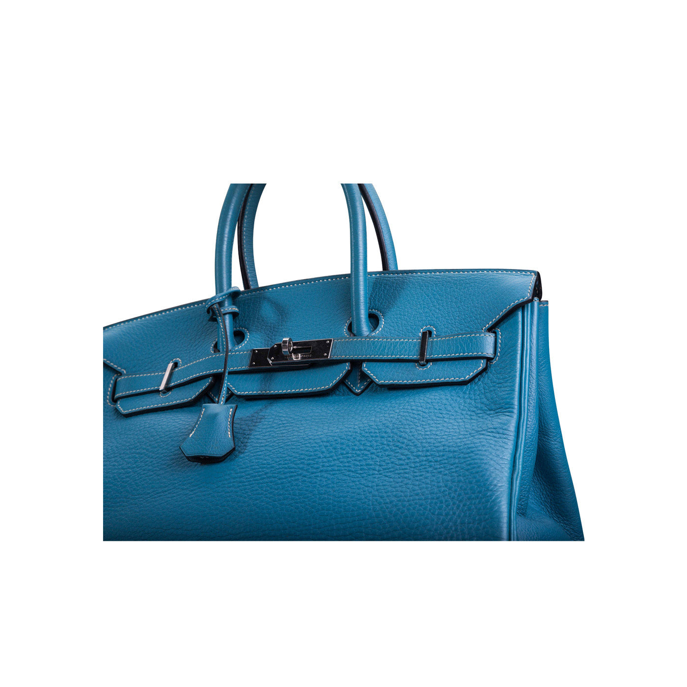 Birkin 35 Blue Jean Fjord