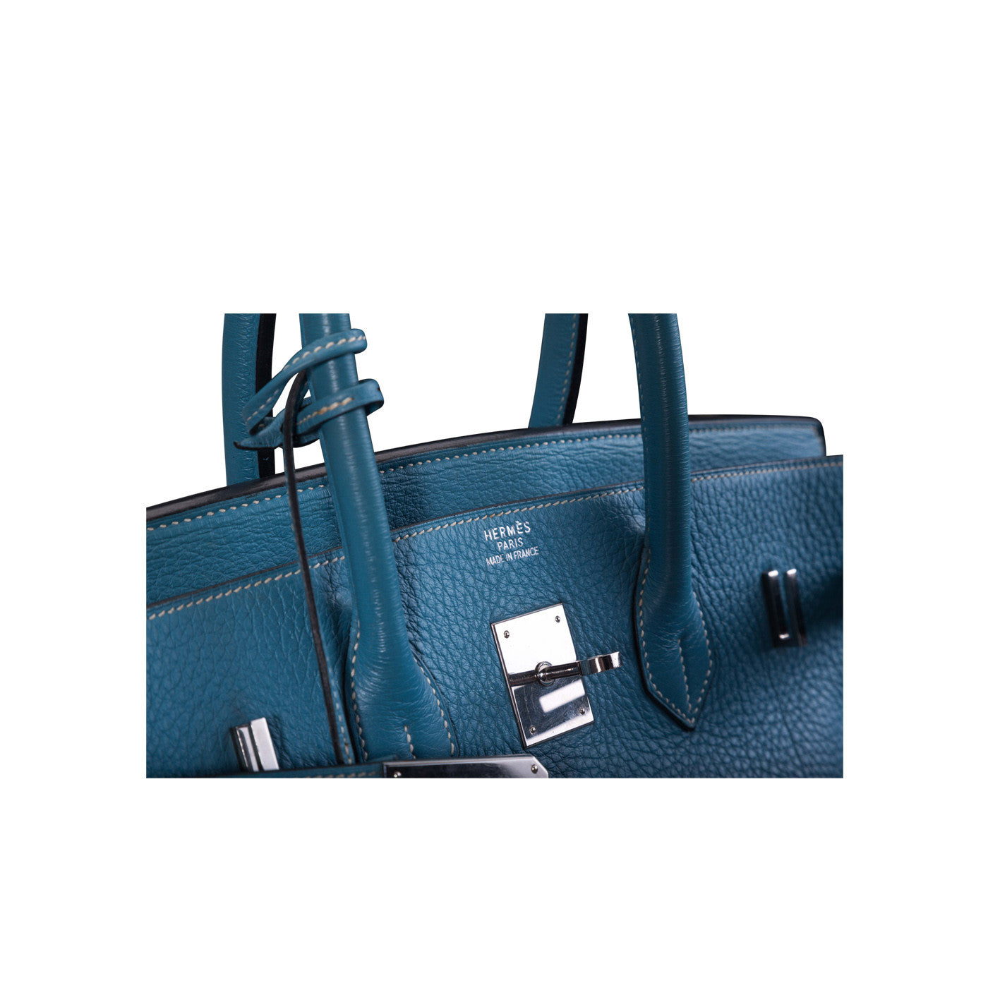 Birkin 35 Blue Jean Fjord