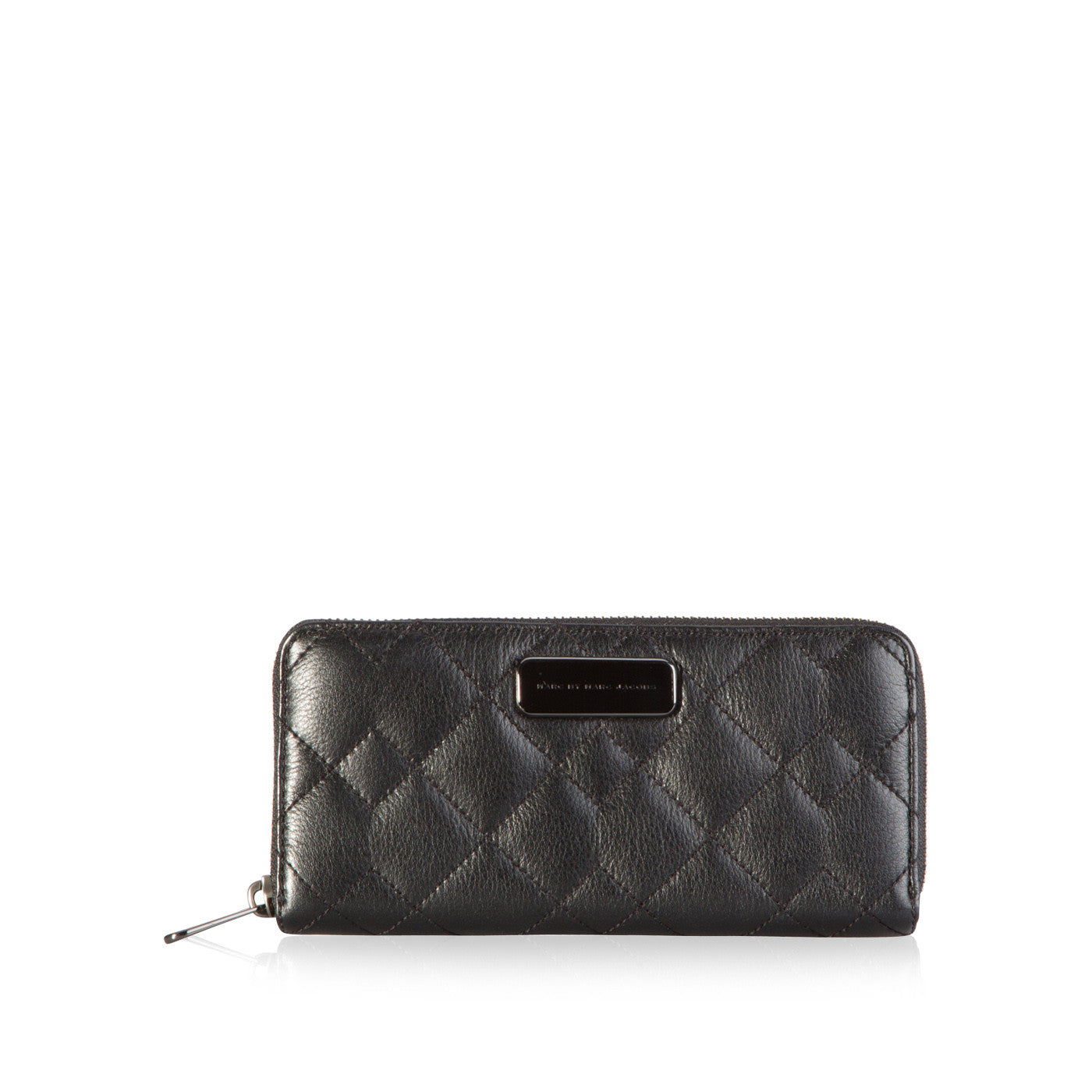 Quilted Slim Zip Wallet