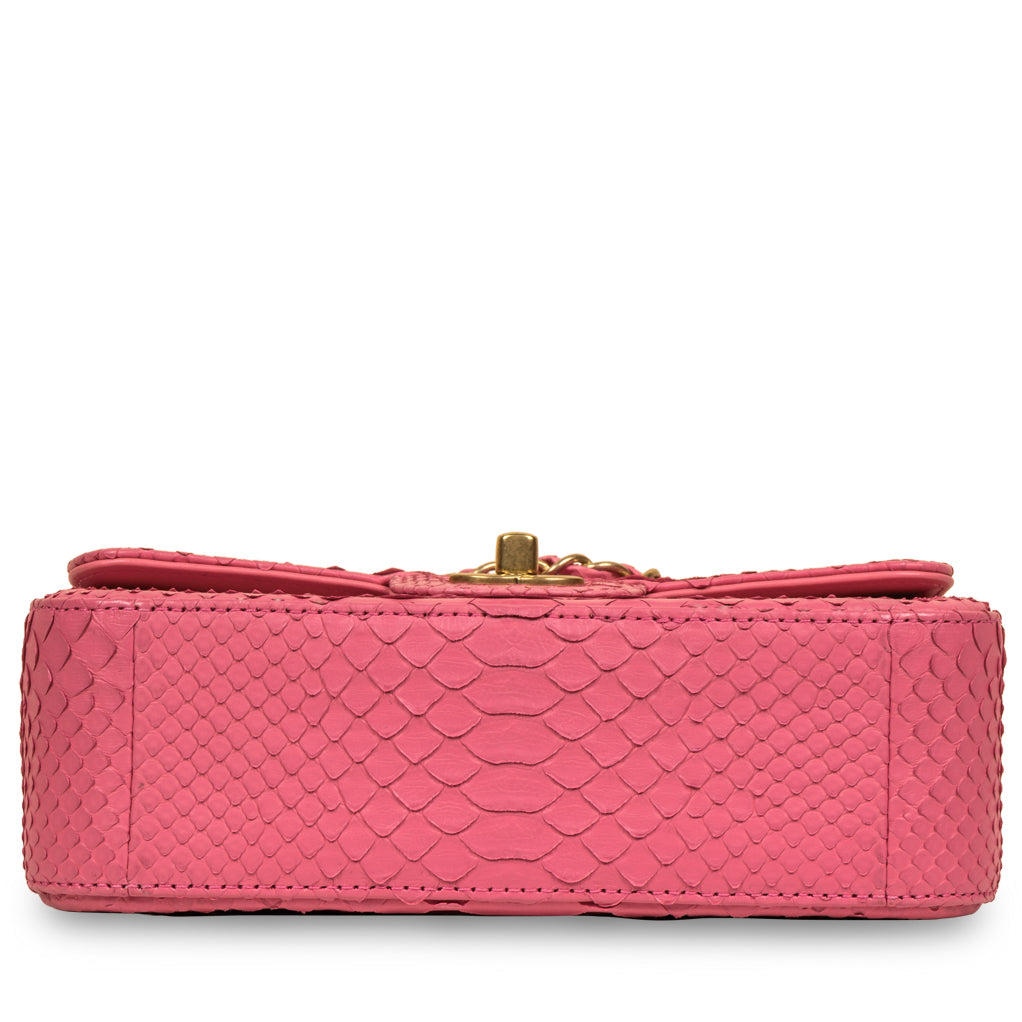 Classic Flap Bag - Mini Rectangular - Python