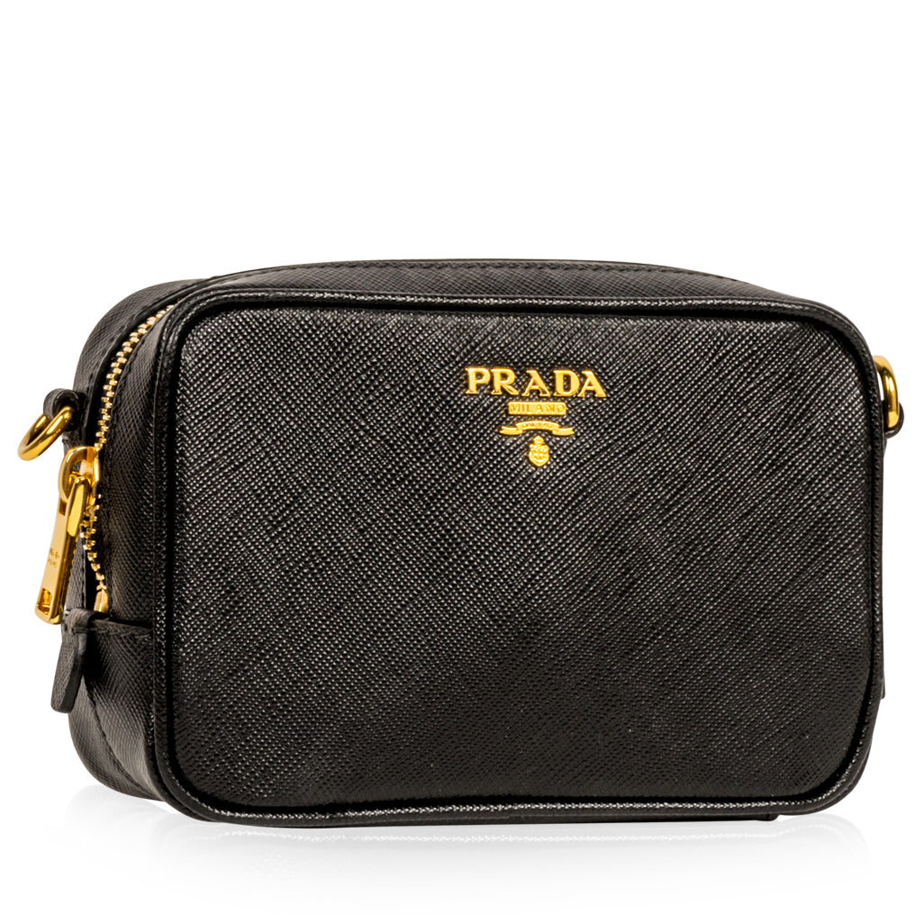 PRADA Saffiano Metal Mini Crossbody Bag Cipria 1282523