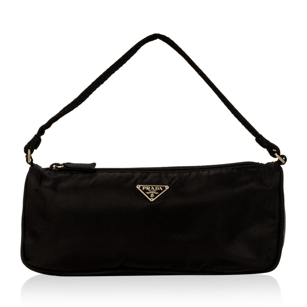 Prada - Nylon Shoulder Bag - Vintage - Pre-Loved - Black | Bagista