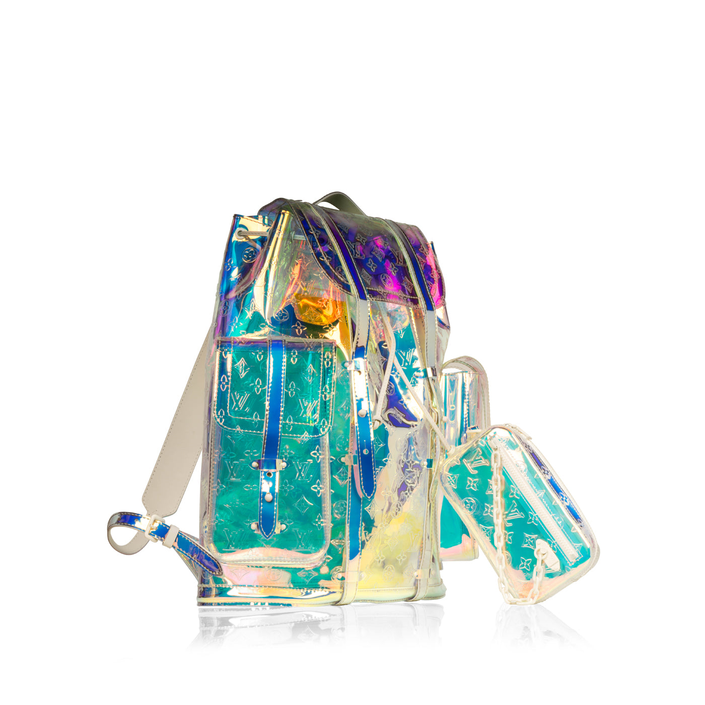 Louis Vuitton Vigil Abloh Iridescent Monogram Prism Christopher GM Backpack  White Hardware, 2019 Available For Immediate Sale At Sotheby's