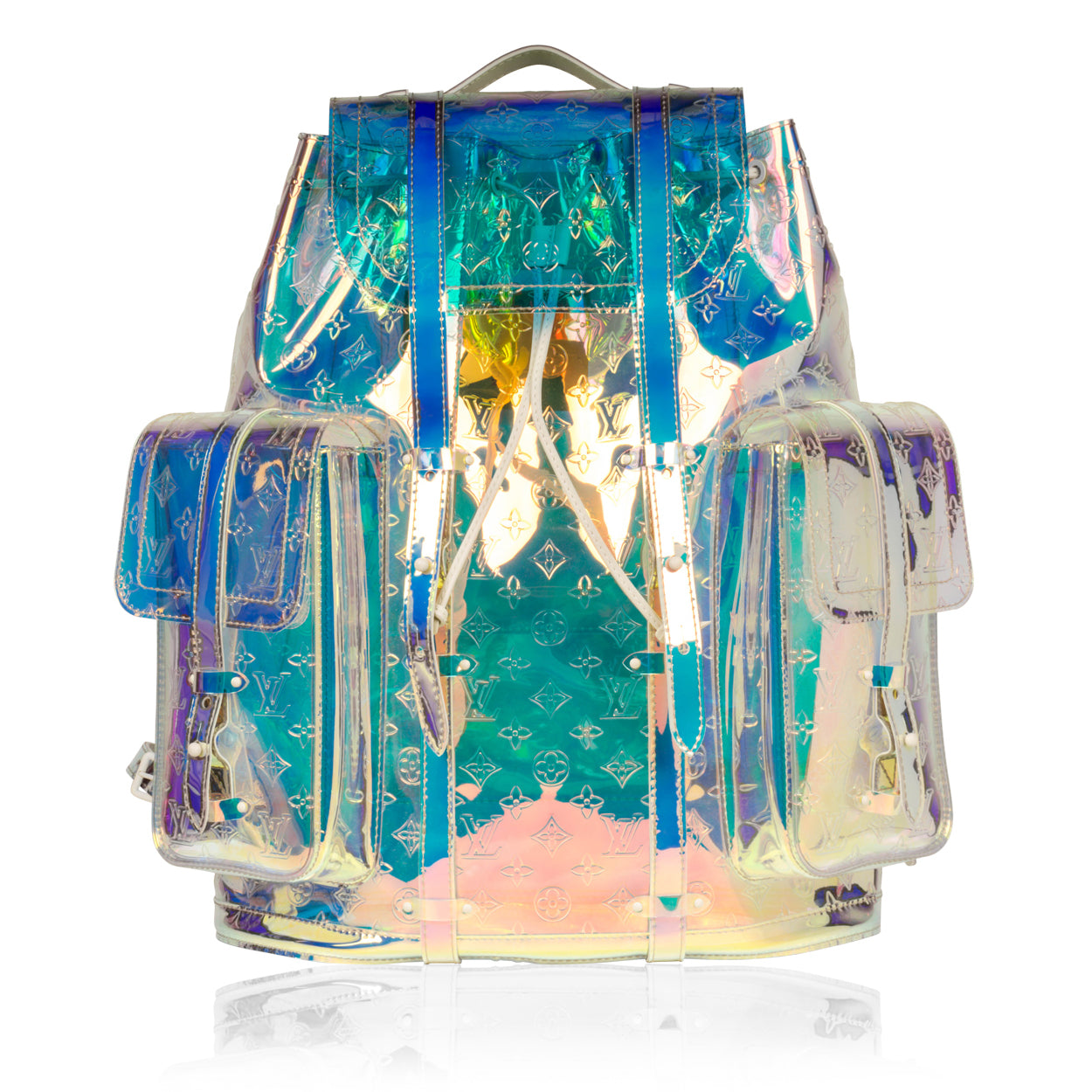 Louis Vuitton Iridescent Prism PVC Christopher Backpack GM Matte White  Hardware, 2019 Available For Immediate Sale At Sotheby's