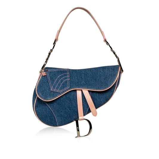 Vintage Saddle Bag - Denim