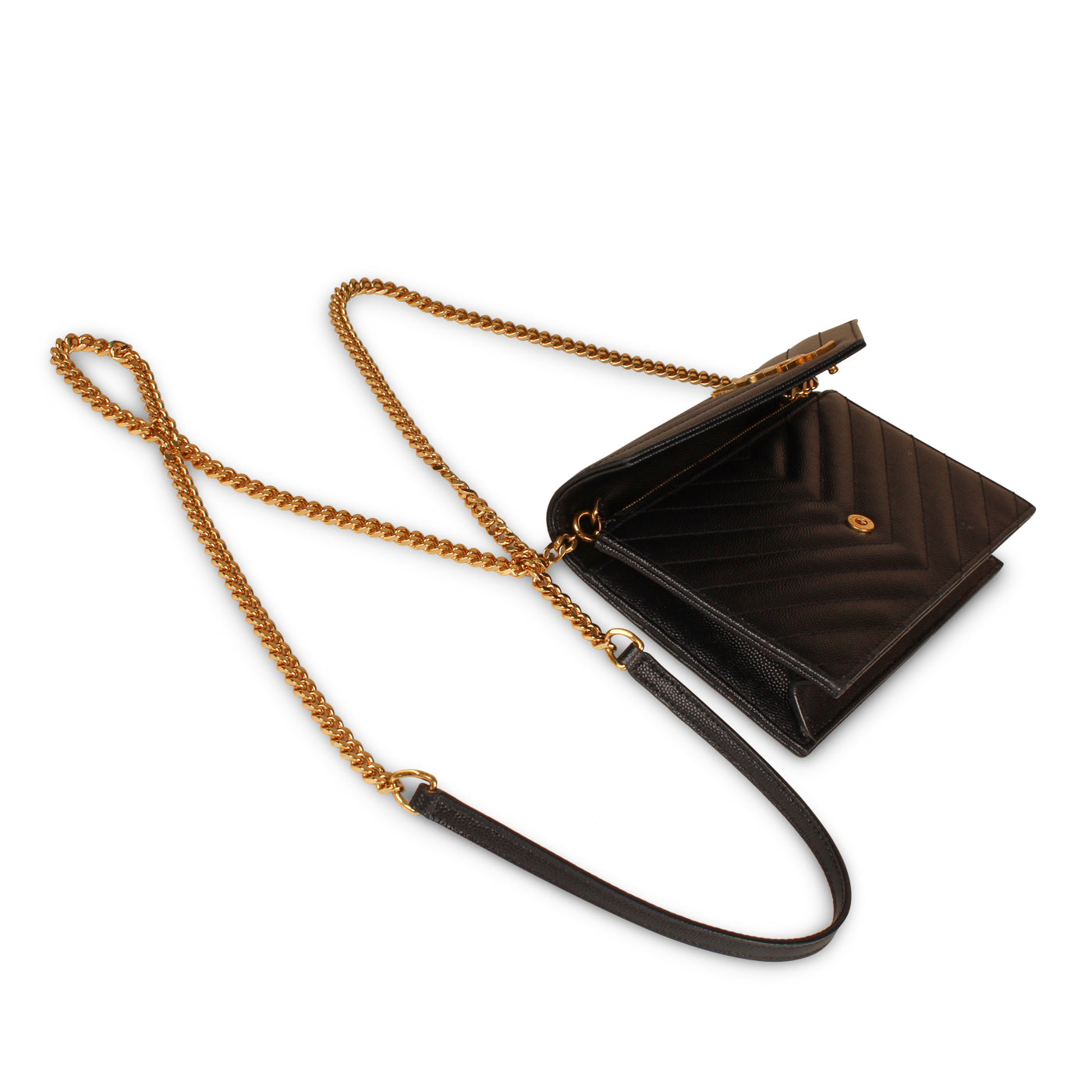 Monogram Envelope Chain Wallet