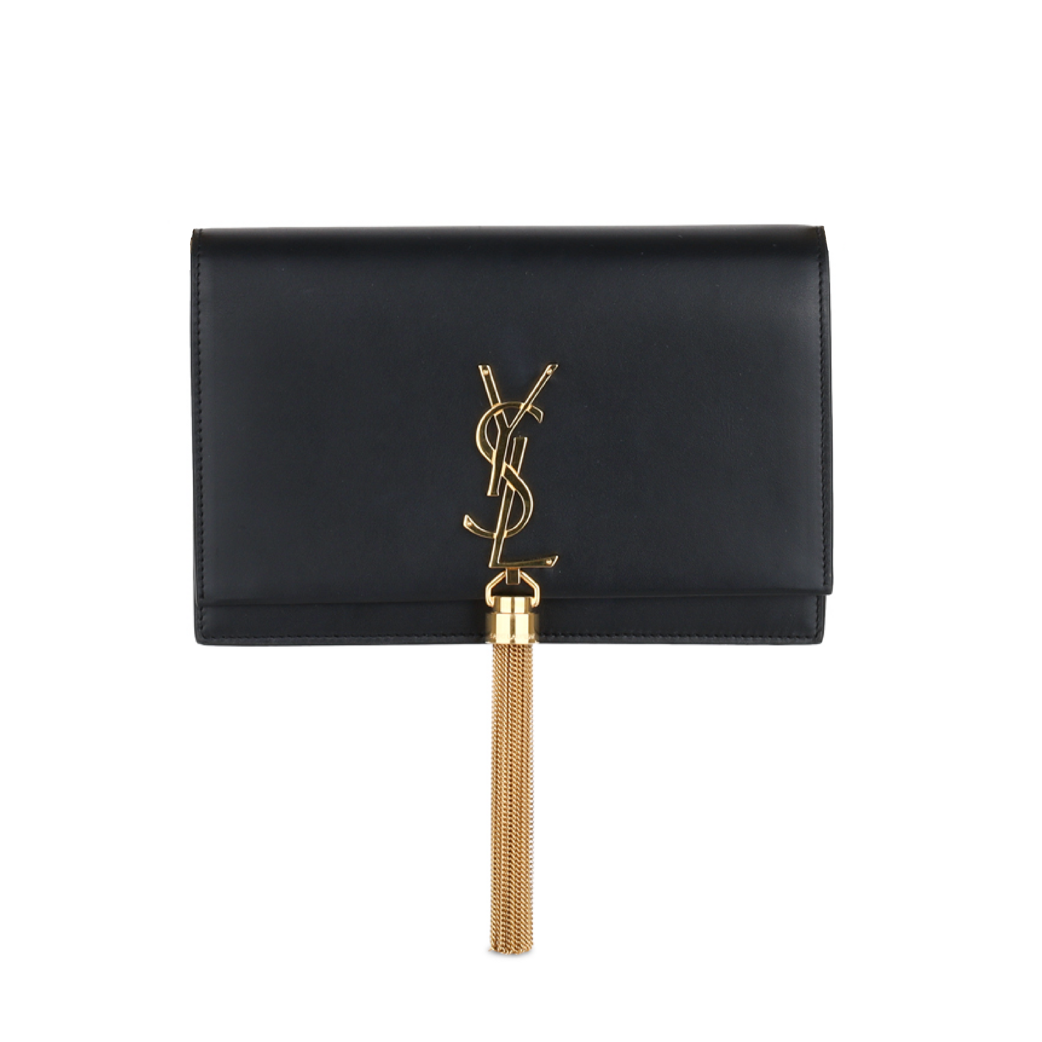 Kate chain wallet with tassel in store smooth leather