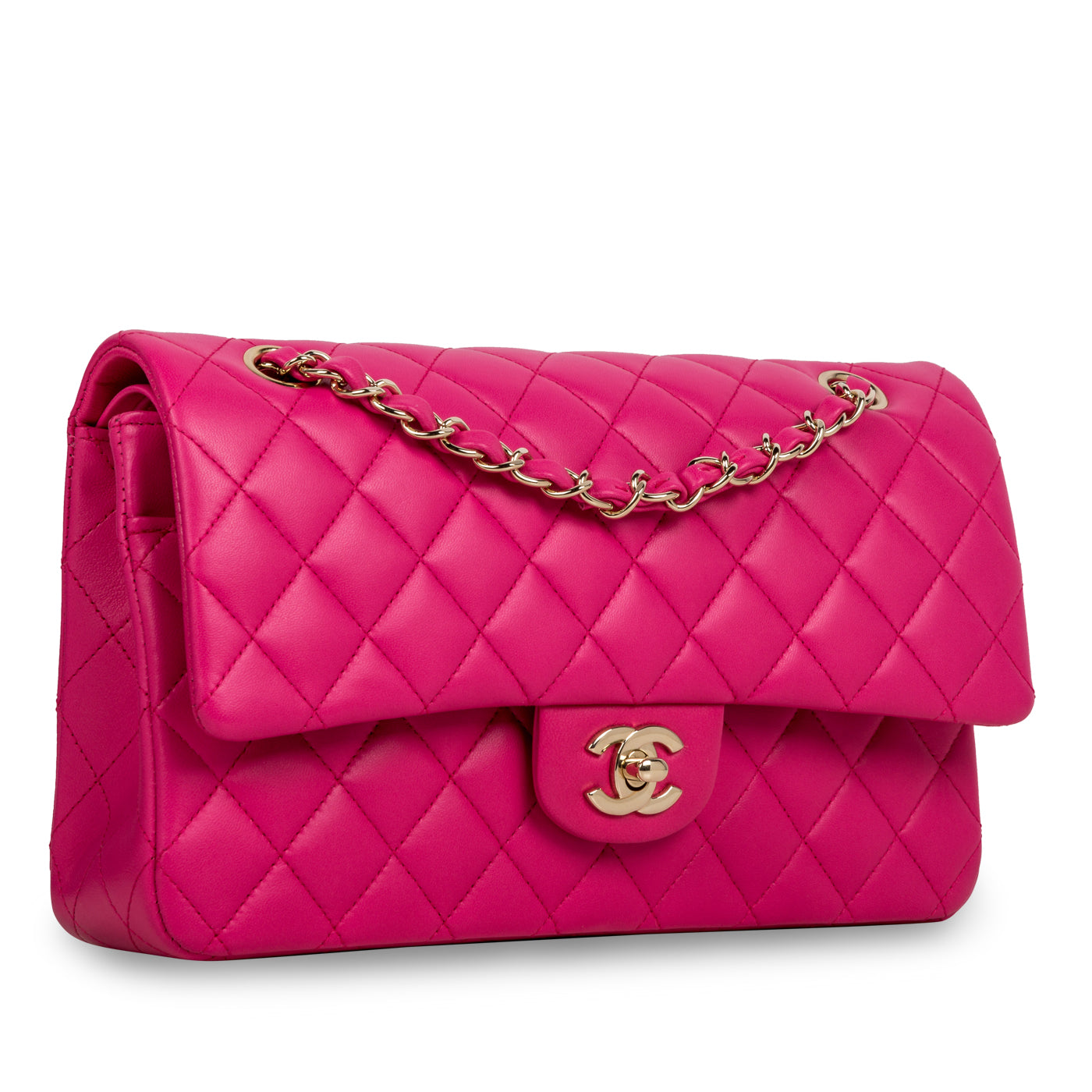 Neon pink chanel bag Clearance