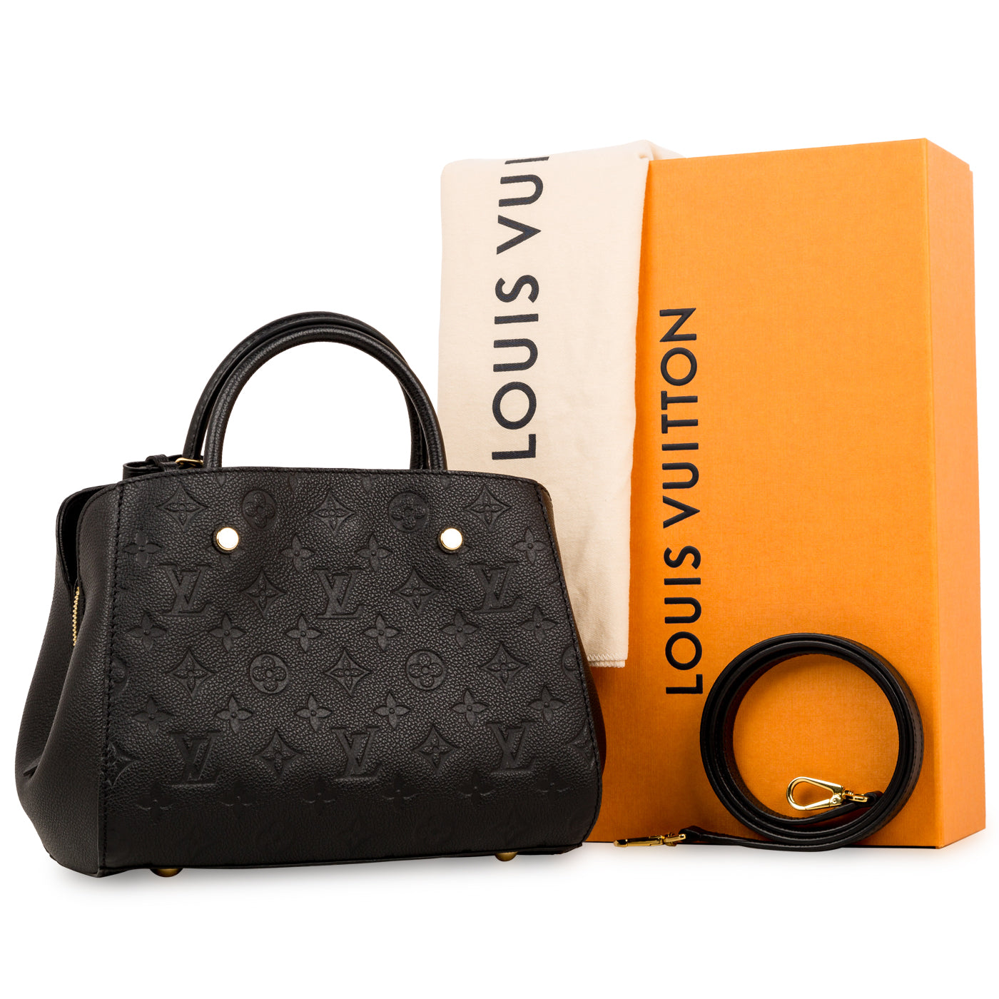 Louis Vuitton Montaigne BB Empreinte Shoulder Bag M41199 25cm x